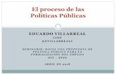 El proceso de las Políticas Públicas · Objetivo de la sesión Presentar algunos de los rasgos distintivos del enfoque analítico (lentes) de las políticas públicas, que permitan