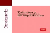 Trámites y documentos de exportación - ramonpau.com · Certificados de conformidad para las frutas y hortalizas frescas sujetas a normas comunitarias de comercialización ... TRÁMITES