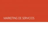 MARKETING DE SERVICIOS · objetivos de la asignatura ∞ adquirir las competencias necesarias para realizar las actividades de marketing en las empresas de servicios de tal forma