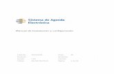 Manual de Instalación y configuración - AGESIC - Inicio · Sistema de Agenda Electrónica Manual de Usuario Table of Contents 1Introducción 6 2Sobre la aplicación ...