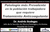 TRABAJADORES CON TRATAMIENTO …€¦ · Dr. Andrés Bodegas Jefe de la Sección de Electrofisiología y Arritmias Hospital de Cruces TRABAJADORES CON TRATAMIENTO ANTICOAGULANTE.