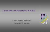 Test de resistencia a ARV - siccordoba.com Resistencia... · M184M Aa, salvaje en posición 184 M184V Aa mutante en posición 184 M184I Aa mutante en posición 184 M184M/V mezcla