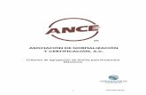 Criterios de agrupación de familia para Productos Eléctricos · 2012-11-26 · 3.1 NMX-J-002-ANCE-2001 “Productos eléctricos – Conductores – Alambres de cobre duro para usos