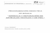 PROGRAMACIÓN DIDÁCTICA FP BÁSICA “ARREGLO Y REPARACIÓN DE ...ieslbuza.es/wp-content/uploads/2015/08/PROGRAMACI... · 3 de forma oral y escrita en lengua castellana y en su caso
