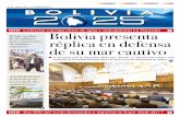 Bolivia presenta réplica en defensa de su mar cautivo · luego de que el 24 de septiembre de 2015, por 14 votos a dos, los jueces de La Haya aceptaran ingresar al proceso de fondo