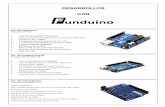 DESARROLLOS CON - NAFCOMnafcom.es/ie/manuales/DESARROLLO FUNDUINO.pdf · Kit primeros pasos con UNO-R3 + Motor + LCD + Placa + Puentes ... L298N V2 modulo driver motor con dc-dc 5v