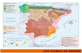 LOS CLIMAS DE ESPAÑA - … · PRECIPITACIONES ANUALES CLIMA Muy abundantes más de 1000 mm. Clima de montaña Abundantes de 800 a 1000 mm. Clima oceánico Moderadas o Escasas de