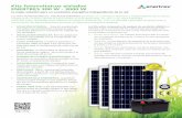 Kits fotovoltaicos aislados ENERTRES 300 W - 3000 W · Estos kits están diseñados para obtener el máximo rendimiento, con una elevada capacidad de generación y ... • INDEPENDENCIA