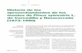 Historia de los aprovechamientos de los montes de … · entre Cercedilla y Navacerrada para regular los aprovechamientos de los mismos (ROJO Y MONTERO, 1996). Los montes a que nos