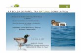 Jornadas sobre Residuos: Sesión Bolsas Comerciales · • El papel es biodegradable ... • El papel es reciclable… y reciclado. ... DIÓXIDO DE CARBONO BIOGÉNICO VS FÓSIL