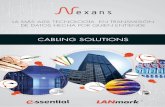 folder lan espanhol - nexans.com · cableado, a productos de alta capacidad y competitividad en el mercado. ... Cables CAT5e F/UTP 4 pares 24AWG CMX Interno/Externo Patch Cord UTP