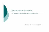 Diputación de Palencia - Sociedad de la Información. … · GEOPISTA (Información que gestiona) {Demografía y Población {Guía Urbana: Callejero, Rutas de autobuses, Zonas Verdes,