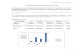 LIQUIDACION PRESUPUESTARIA DEL 2011 - … · LIQUIDACION PRESUPUESTARIA 2011 - 1 - ... recursos identificados para conseguir los objeticos y metas planteadas por las autoridades ...