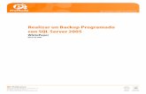 PrefSuite - Realizar un Backup Programado con SQL … 2006.3/WhitePapers... · Realizar un Backup Programado con SQL Server 2005 | WhitePaper | 4 2. Scripts para realizar copias de