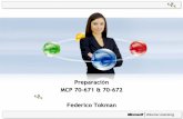 Preparación MCP 70-671 & 70-672 Federico Tokman · respuestas y hacer algún cambio antes de pasar a la ... Home Premium - - - Home Basic - - ... • Windows 7 Professional adquirido