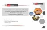 Presentación ante la Comisión de Pueblos Andinos ... · ECUADOR CUENCA SANTIAGO Oleoducto NorPeruano Ubicación Distrito de Andoas, región ... de las cuencas de los RíosPastaza,