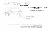REVOLVEDORA PARA CONCRETO - PEMCO, S.A. … (Instrucciones de Operacion... · 2016-05-23 · Para una buena calidad de concreto y buen servicio de la olla, ... Volumen de la olla: