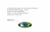CONVENIO COLECTIVO PROVINCIAL DE HOSTELERÍA DE LAS PALMAS ...sindicalistasdecanarias.com/wp-content/uploads/... · convenio colectivo provincial de hostelerÍa de las palmas 2016-2019