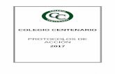 COLEGIO CENTENARIO · Al mes se realizará una entrevista con el apoderado para evaluar el desempeño del estudiante en el nuevo curso y verificar el cumplimiento de ... Disfasia,