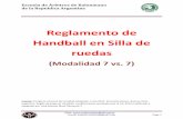 Reglamento de Handball en Silla de ruedasarbitroshandball.com.ar/wp-content/uploads/2013/02/Reglamento-de... · Escuela de Árbitros de Balonmano de la Republica Argentina Web: Email: