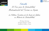 Futuralia IV Foro para la Sostenibilidad Medioambiental ... · Castillos de San Felipe y la Palma ... • Los 10 mejores lugares para el ... Medioambiental del Turismo en España