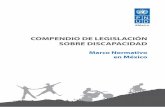 COMPENDIO DE LEGISLACIÓN SOBRE …intranet.dif.df.gob.mx/transparencia/new/art_15/10/_anexos/05 COMP... · COMPENDIO DE LEGISLACIÓN SOBRE DISCAPACIDAD • Marco normativo en México