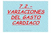 7.2.- VARIACIONES DEL GASTO CARDIACO · 39 Actualmente podemos conocer nuestra frecuencia cardiaca gracias a las pruebas de esfuerzo hechas en laboratorio, pero, también con aparatos