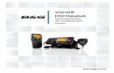 V50 VHF H50 Handset - manuals.bg.navico.us.mrzen.net · elo y de las normativas de las autoridades de ... este informe, cualquier manual de ... Consultar con el proveedor o un técnico