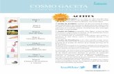 COSMO GACETA - cosblog.comcosblog.com/test/wp-content/uploads/2013/01/... · COMPERLAN KD Hoja 7 Recetas y Tips Hoja 8 Glosario de términos y Cursos Hoja 4 Cera para Manos Nuevos