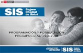 PROGRAMACIÓN Y FORMULACIÓN … · CONFORMACION DE LA COMISION DE PROGRAMACION Y FORMULACION, CON PERSPECTIVA MULTIANUAL ... PROGRAMACIÓN Y FORMULACIÓN ANUAL 2016 DEL PRESUPUESTO