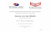 Java en la Web - Bienvenidos a FACITEC - UNICANfacitec.edu.py/investigacion/files/original/94c585eedc58... · 2016-05-04 · 2.4.1-Arquitectura ... normalmente estructurada como una