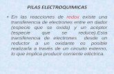 PILAS ELECTROQUIMICAS - … · poroso en cada extremo y contiene una solución saturada de un electrólito inerte para los procesos de la pila, como por ejemplo KCl, NaCl , HNO 3
