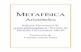 METAFÍSICA - FiloSevilla2012 ·  / Escuela de Filosofía Universidad ARCIS. ÍNDICE LIBRO I - 4 - LIBRO II - 23 - LIBRO III - 26 - LIBRO IV - 38 -