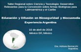 Educación y Difusión en Bioseguridad y Biocustodia ...httpAssets)/6D9D251E2E4F9… · Educación y Difusión en Bioseguridad y Biocustodia ... Bioseguridad Biocustodia Conceptos