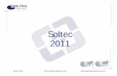 Presentación Soltec 2011 [Modo de compatibilidad] SOLTEC.pdf · Tipos de proyectos Gasto acumulado de ... Año 2006 – Proyecto de Innovación ... Ali i di lti t ilAplicaciones