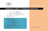 Espacio Afín Tridimensional - Ayuda a estudiantes de …selectividad.intergranada.com/Bach/mate2ccnn/Clase/Tema_11.pdf · Espacio Afín Tridimensional . ... y superficies. De esta