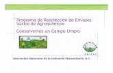 Programa de Recolección de Envases Vacíos de Agroquímicos ...ceagro.org.mx/wp-content/uploads/2012/04/AMIFAC_Conservemos_un... · Ubicar en zonas estratégicas Centros de Acopio
