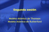 Modelo Atómico de Thomson Modelo Atómico de …cea.quimicae.unam.mx/Estru/documents/Sesion_02b_2019-1.pdfCarga y masa del electrón •Carga del electrón 1.60217653 x 10-19 C •Por