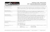 HOJA DE DATOS DE SEGURIDAD (HDS) - arcos.us · Arcos Industries, LLC – Electrodos Arcos para soldadura de acero inoxidable Rev.2 – 6/19/17 Página 1 de 17 HOJA DE DATOS DE SEGURIDAD