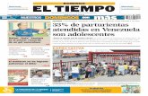 SOCIEDAD > 33% de parturientas ... - …media.eltiempo.com.ve/EL_TIEMPO_VE_web/36/diario/docs/... · PREMIO NACIONAL DE PERIODISMO 1982 / 1989 / 1990 ... agua en sector Valle Lindo