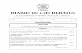 DIARIO DE LOS DEBATES - .::Asamblea Legislativa … · aprobaciÓn del acta de la sesiÓn del dÍa veinte de octubre del aÑo ... proyecto de construcciÓn del metrobus, ... construcciÓn