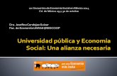 Dra. Josefina Cendejas Guízar Fac. de Economía … · falta de articulación del ... la PEA Es generadora de procesos de innovación social ... Modelos de integración socio-productiva