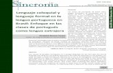 Resumen Lenguaje coloquial y - PORTADAsincronia.cucsh.udg.mx/pdf/65/nazzari_65.pdf · Conscientes de que éstos son apenas algunos de los muchos aspectos de la lengua portuguesa hablada