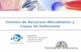 Centros de Recursos Microbianos y Cepas de Referencia · 2007 publica la Guía de Buenas Prácticas para BRCs: ... Técnica reproducible y de fácil manejo Desventajas: Requiere de