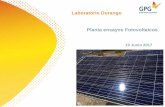 Planta ensayos Fotovoltaicoswearegpg.globalpower-generation.com/wp-content/uploads/2017/07/La… · Ensayo de Tecnologías ... Radiación Solar (directa, difusa global), v aire .