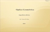 Optica Geométrica - docencia.unt.edu.ar · El prisma óptico. Angulo de desviación mínimo. 10. ... El valor de la distancia focal se puede calcular partiendo de la fórmula de
