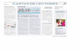  · SABADO 10 de febrero de 2018 CARTAS DE LECTORES EL NUEVO DíA elnuevodia.com CARTA DEL Urgen protecciones para la gente, de privatizarse el servicio de