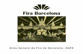 Arxiu General de Fira de Barcelona AGFBmedia.firabcn.es/content/institucional/Guia Arxiu General... · 2015-01-21 · L’AGFB disposa d’una àrea de Biblioteca i Hemerotecaque