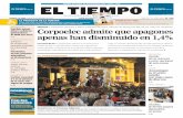 N AC I O N A L E S > Corpoelec admite que apagones …media.eltiempo.com.ve/EL_TIEMPO_VE_web/38/diario/docs/... · en Anzoátegui, Hugo Márquez, para señalar que cuando asumió
