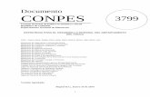 Documento CONPES 3799 - mininterior.gov.co · desarrollo para el departamento del Cauca, la cual tuvo como condición fundamental el desenvolvimiento de espacios amplios de diálogo